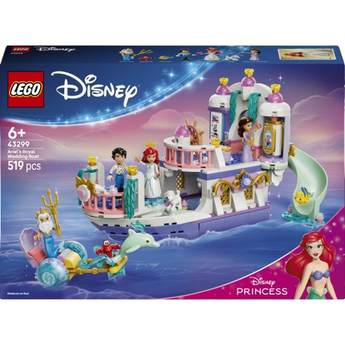 Конструктор LEGO Disney Princess Королівський весільний човен Аріель