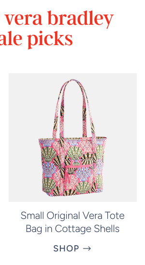 Small Original Vera Tote Bag in Cottage Shells