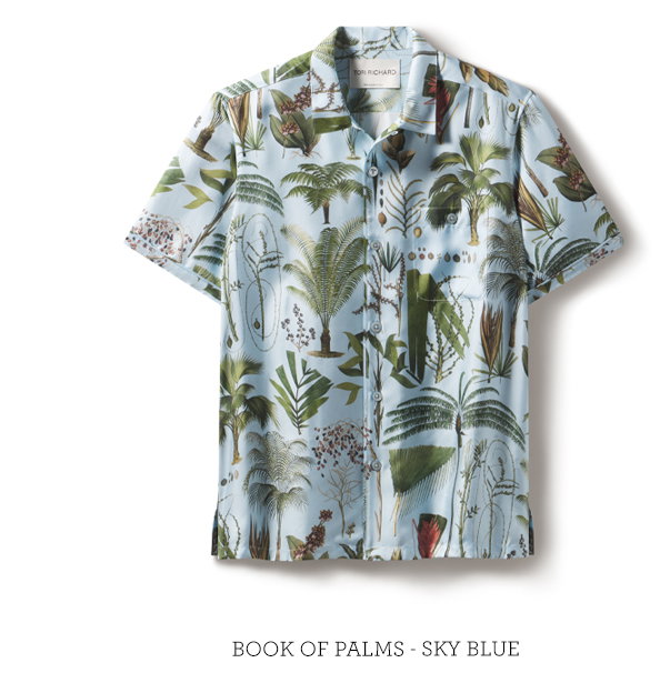 Book Of Palms - Sky Blue