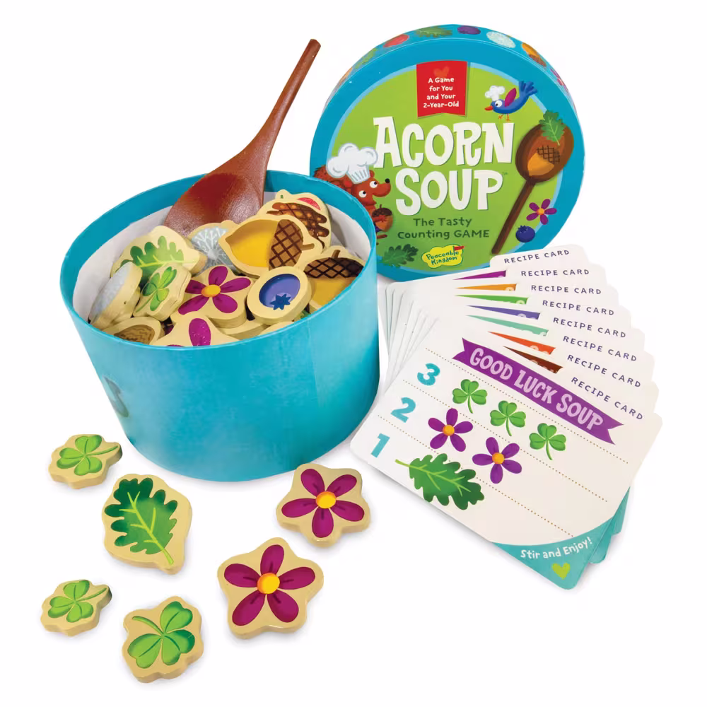 Acorn Soup Peaceable Kingdom Toddler Game
