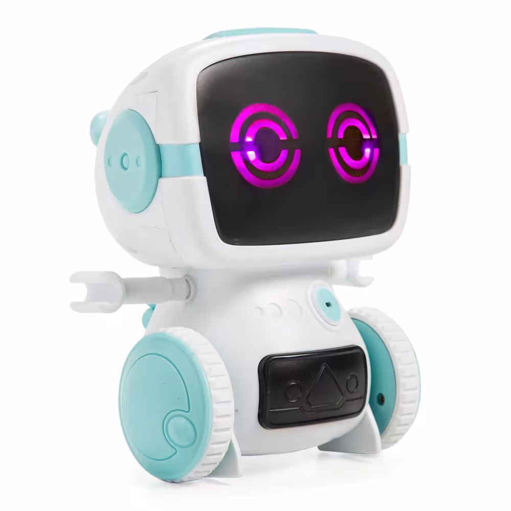 Walkie Talkie Robot: White & Teal