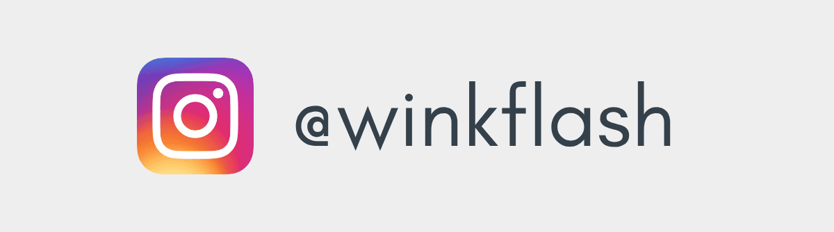 Follow Winkflash on Instagram