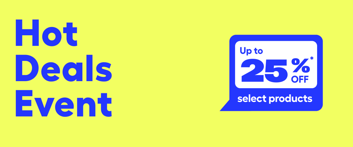Up to 25% off select products