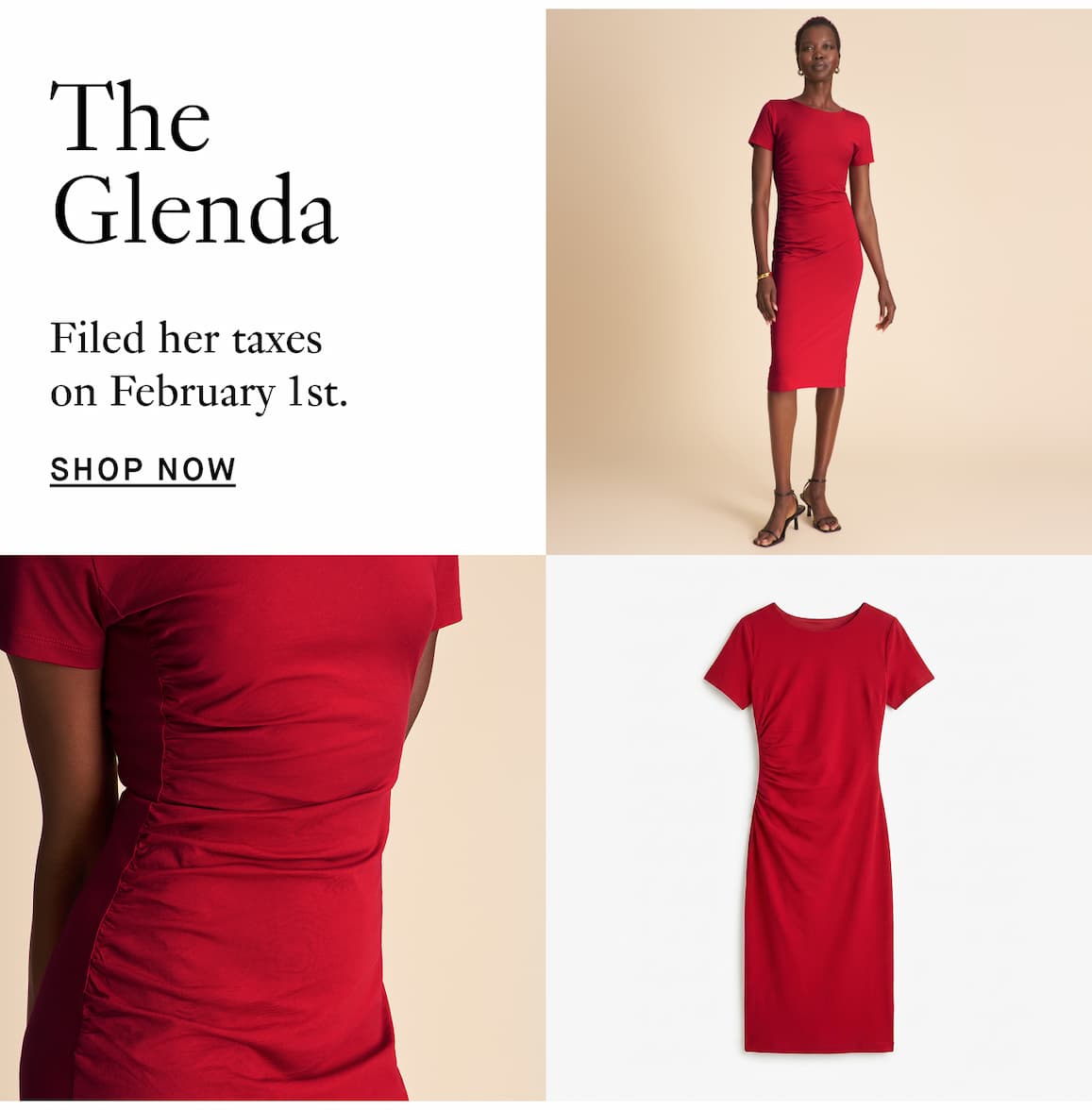The Glenda Fancy T-Shirt Dress