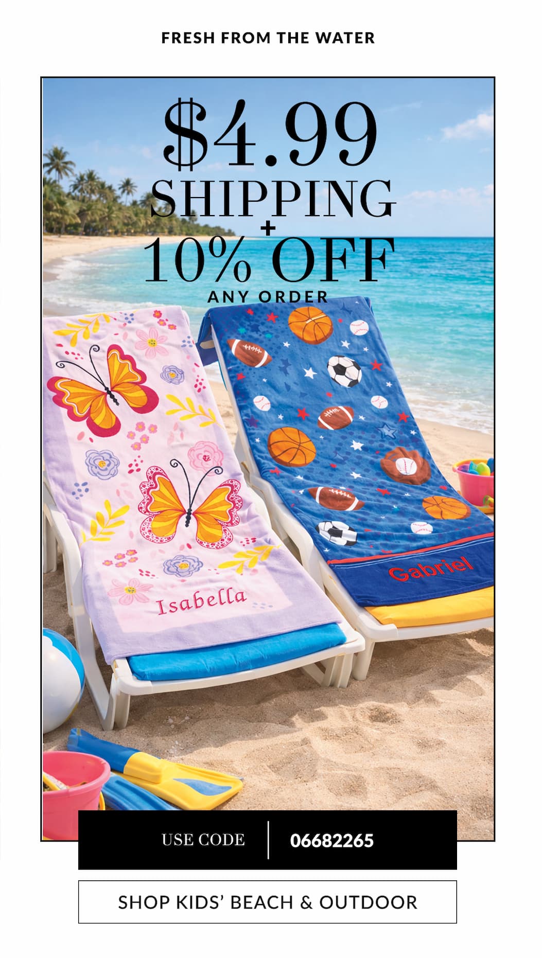$4.99 Shipping plus 10% Off any order