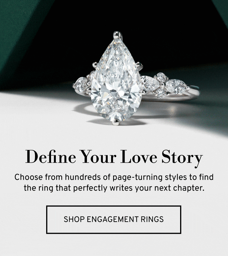 Slideshow featuring a variety of engagement ring styles. Choose from hundreds of page-turning styles. Click to Shop Engagement Rings