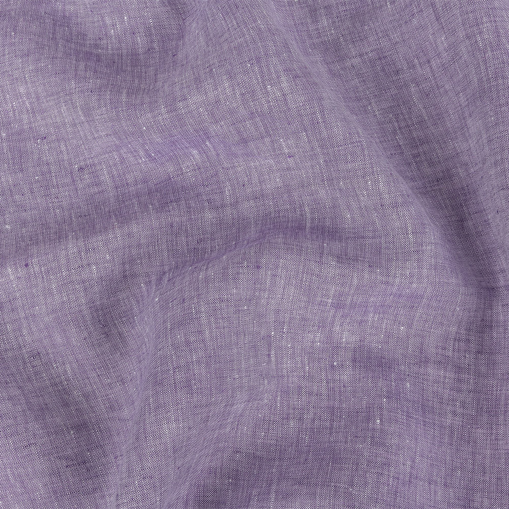 Image of Lightweight Linen Chambray - Heathered Purple Haze - Minerva Collection