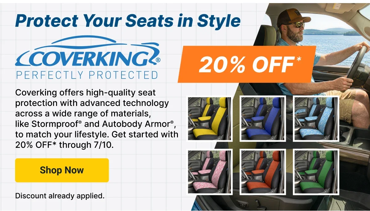 Protect Your Seats in Style | Coverking | 20% OFF