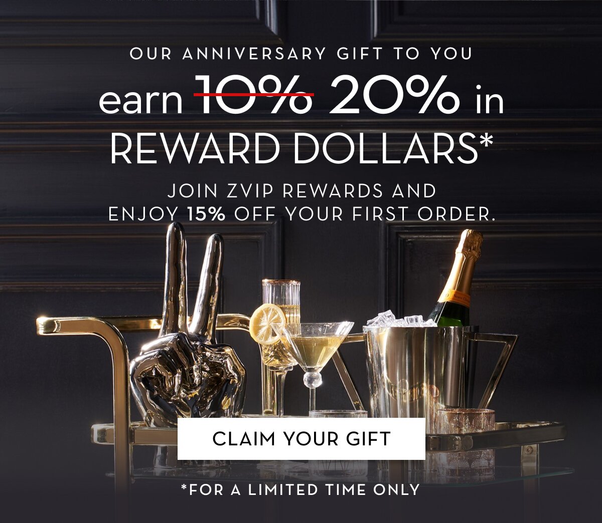 Join Z VIP earn 20% back, ends tonight