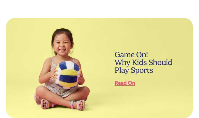 Read on about why kids should play sports.