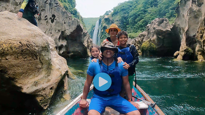 Chasing waterfalls in Mexico customer video