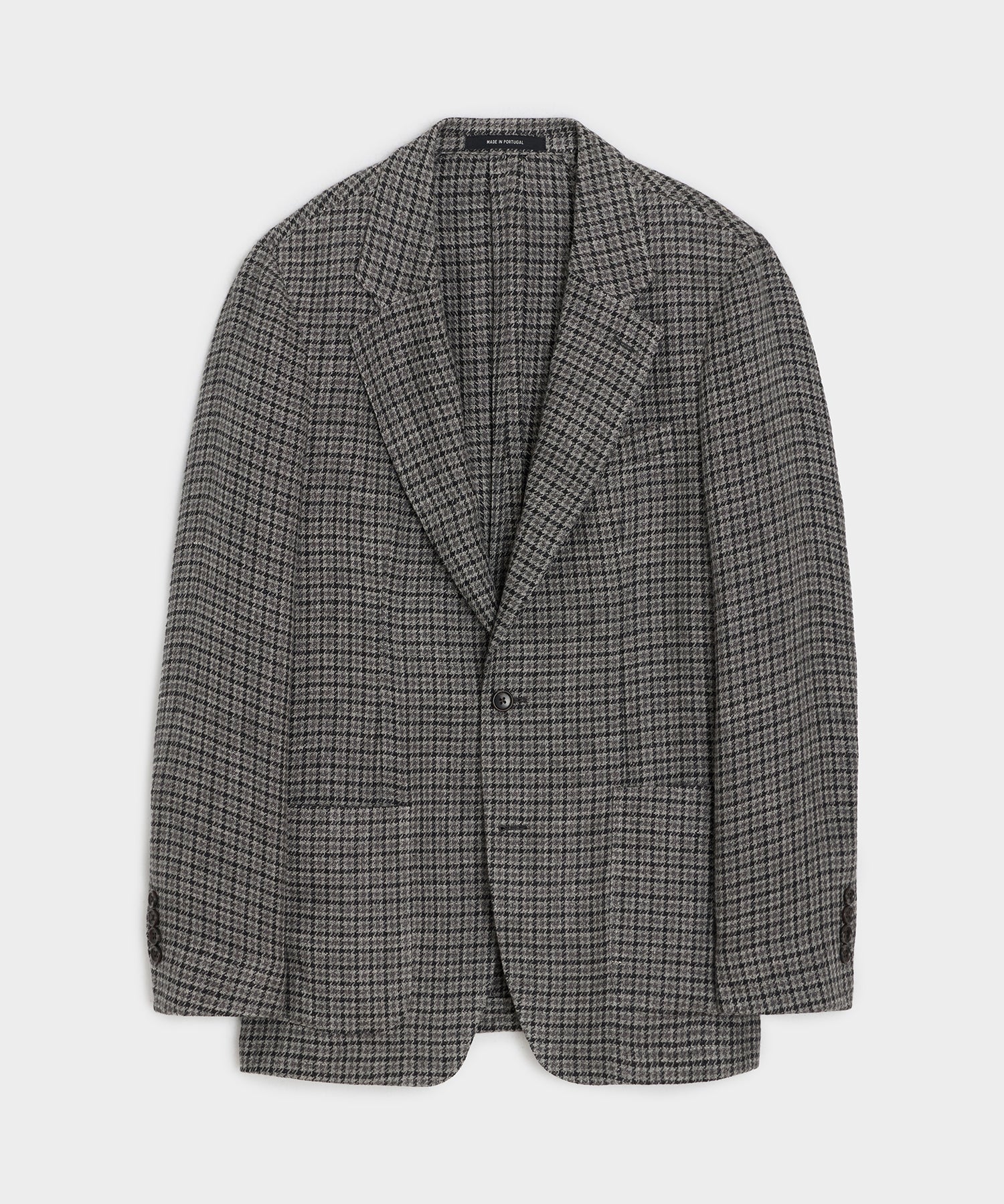 Image of Italian Linen Houndstooth Sport Coat