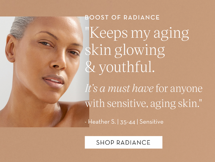 Boost of radiance. Shop the serum.