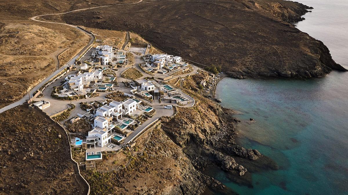 Mykonos Oceanfront Suites with Daily Breakfast, Nightly Cocktails & Return Transfers