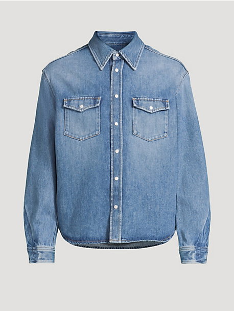 Couture Seam Denim Shirt