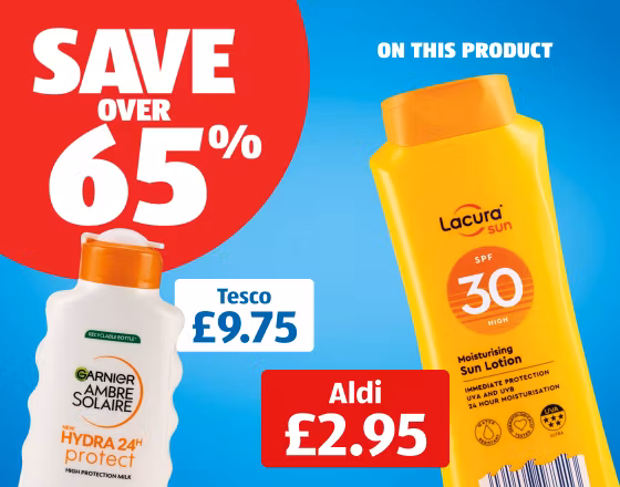 Swap and save over 65% on this sun lotion product image