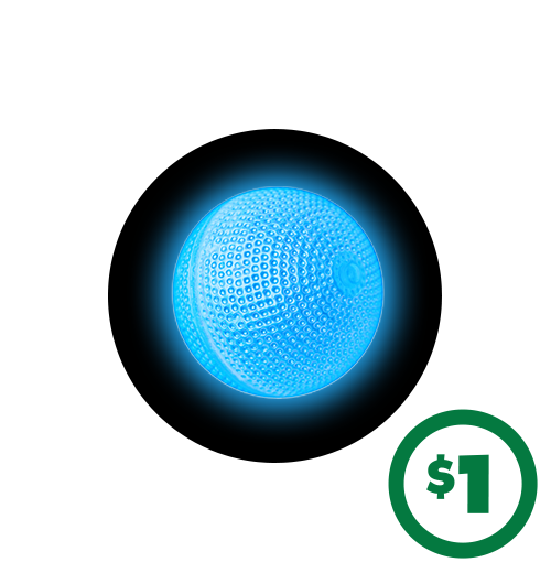 $1 Bouncing Glow Balls, 2.5 in.