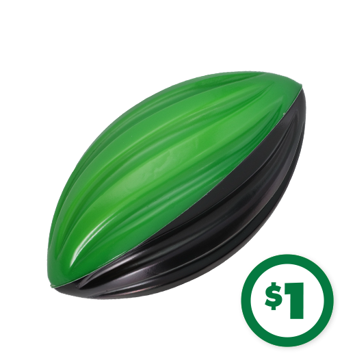 $1 Multi-Colored Footballs