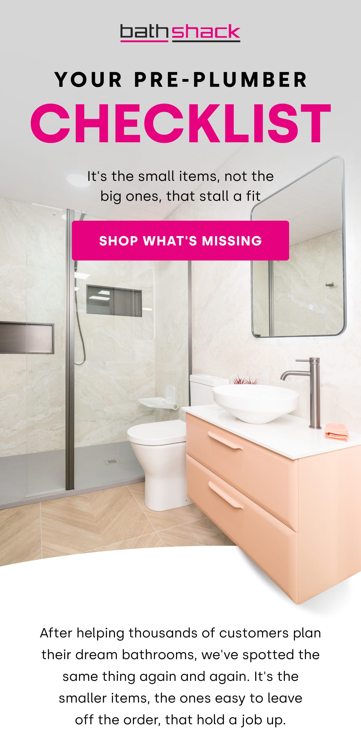 SHOP WHAT'S MISSING