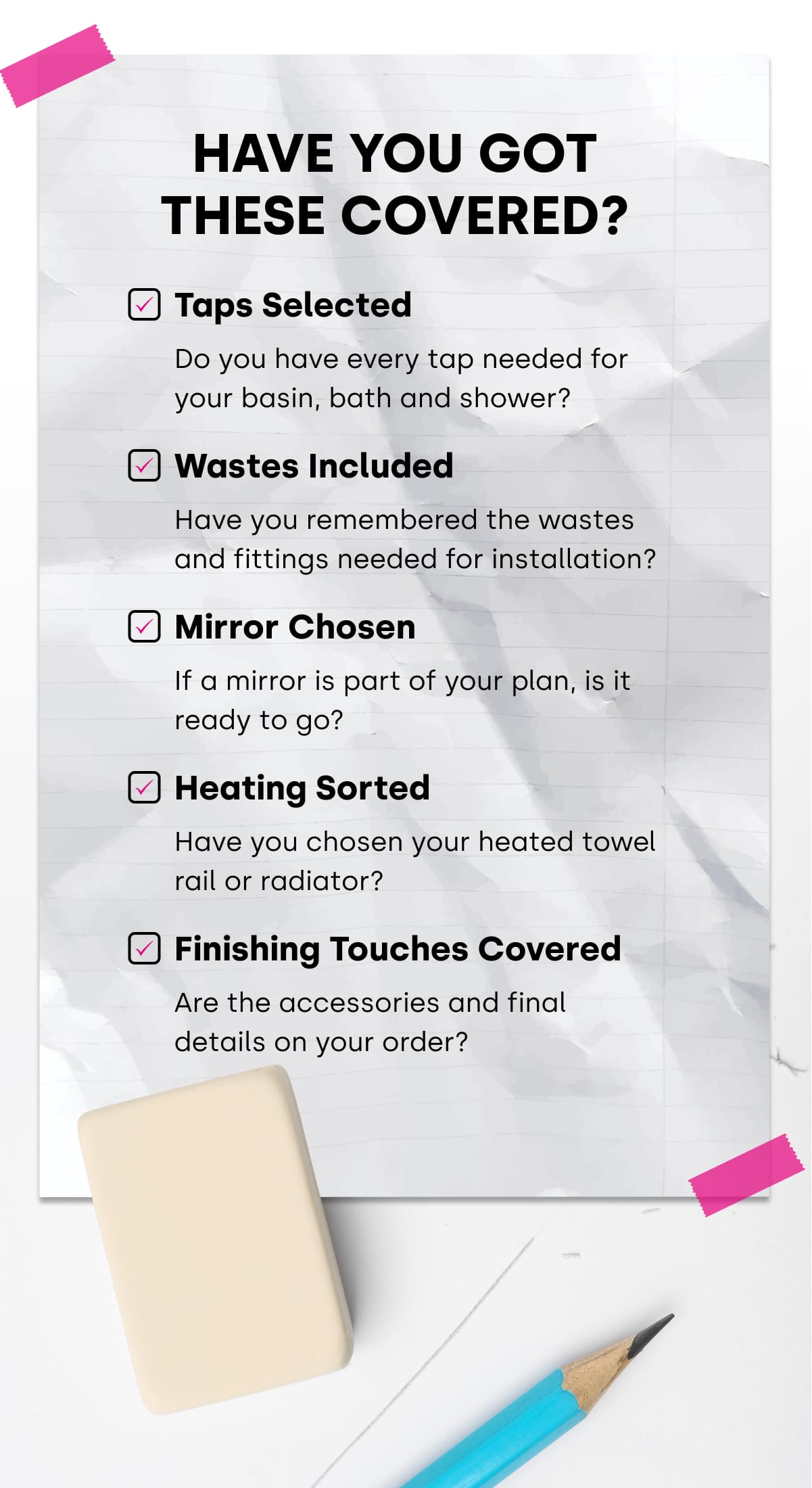 HAVE YOU GOT THESE COVERED?