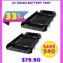 2x 300Ah Battery Tray
