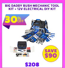Big Daddy Bush Mechanic Tool Kit + 12V Electrical DIY Kit