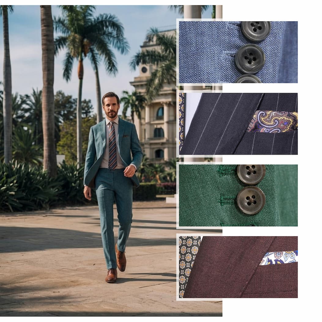 Customize your linen suit!