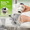 Cold Press Slow Juicer Machine 12cm Large Feed Chute Whole Fruit Masticating Vegetable Processor Easy Clean Juice Extractor Slower Sorbet Maker 200W