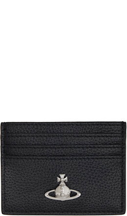 Black Flat Card Holder - Vivienne Westwood