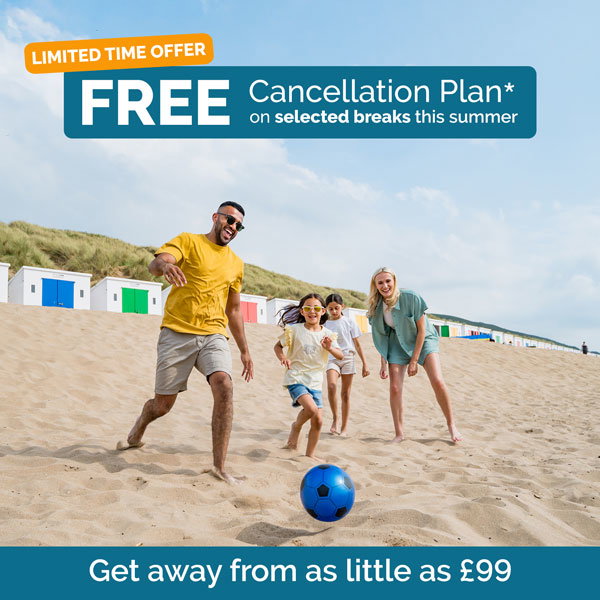 Limited time offer - FREE cancellation plan on selected breaks this summer