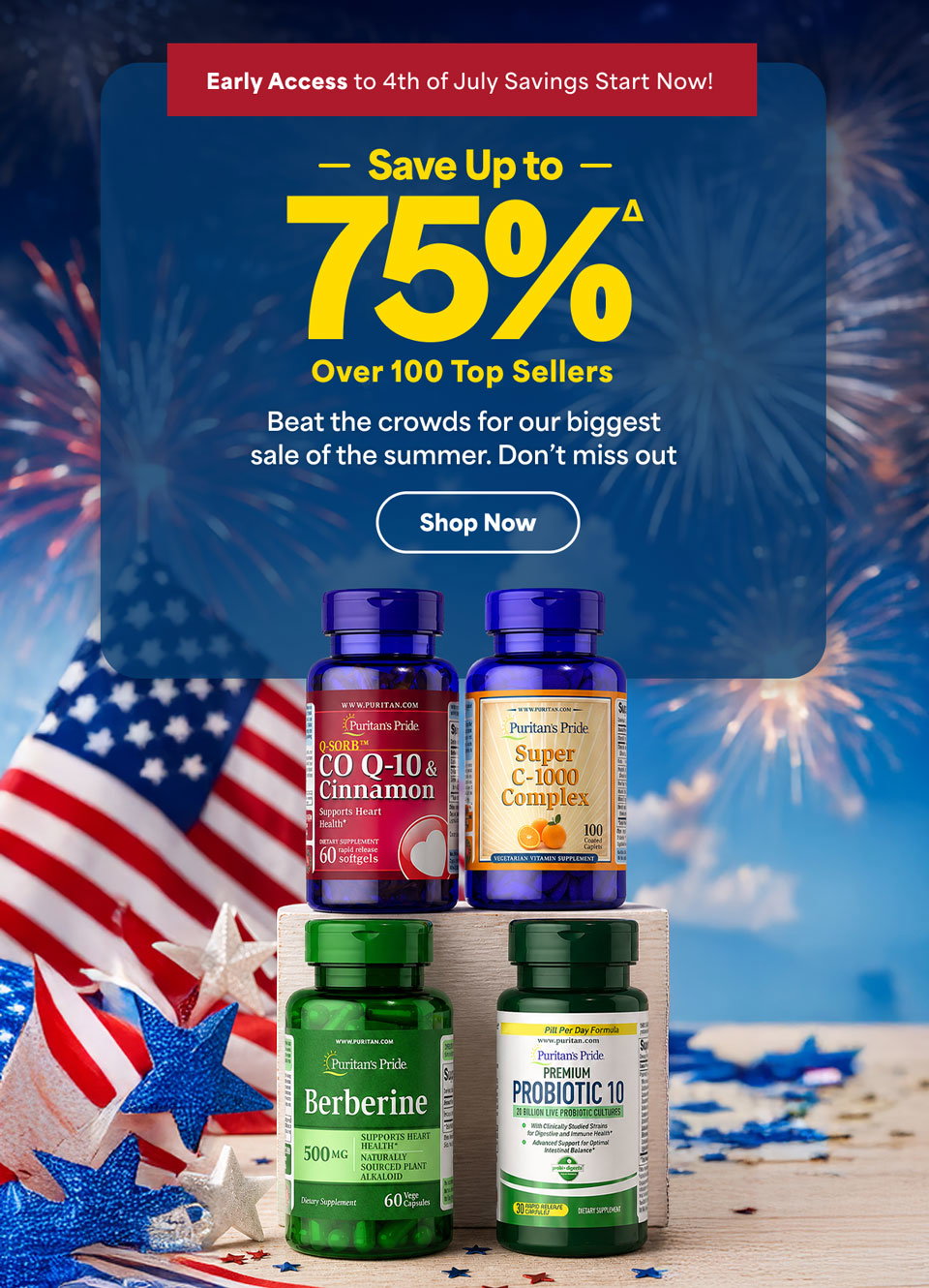 Save up to 75%Δ on over 100 top sellers. Shop now.