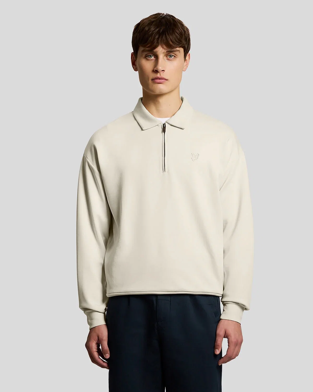 Image of 1/4 Zip Collar Sweatshirt