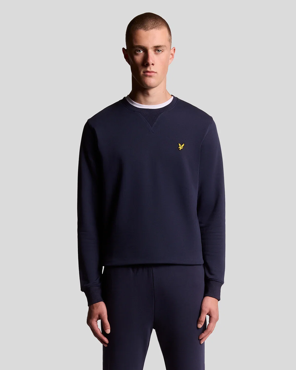 Image of Cotton Crew Neck Sweatshirt