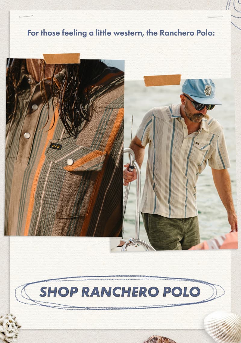 For those feeling a little western, the Ranchero Polo: 