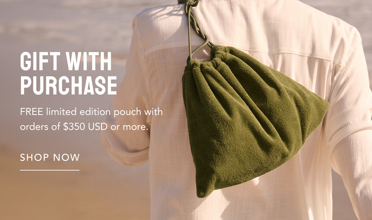 Gift With Purchase - FREE limited edition pouch with orders $350+