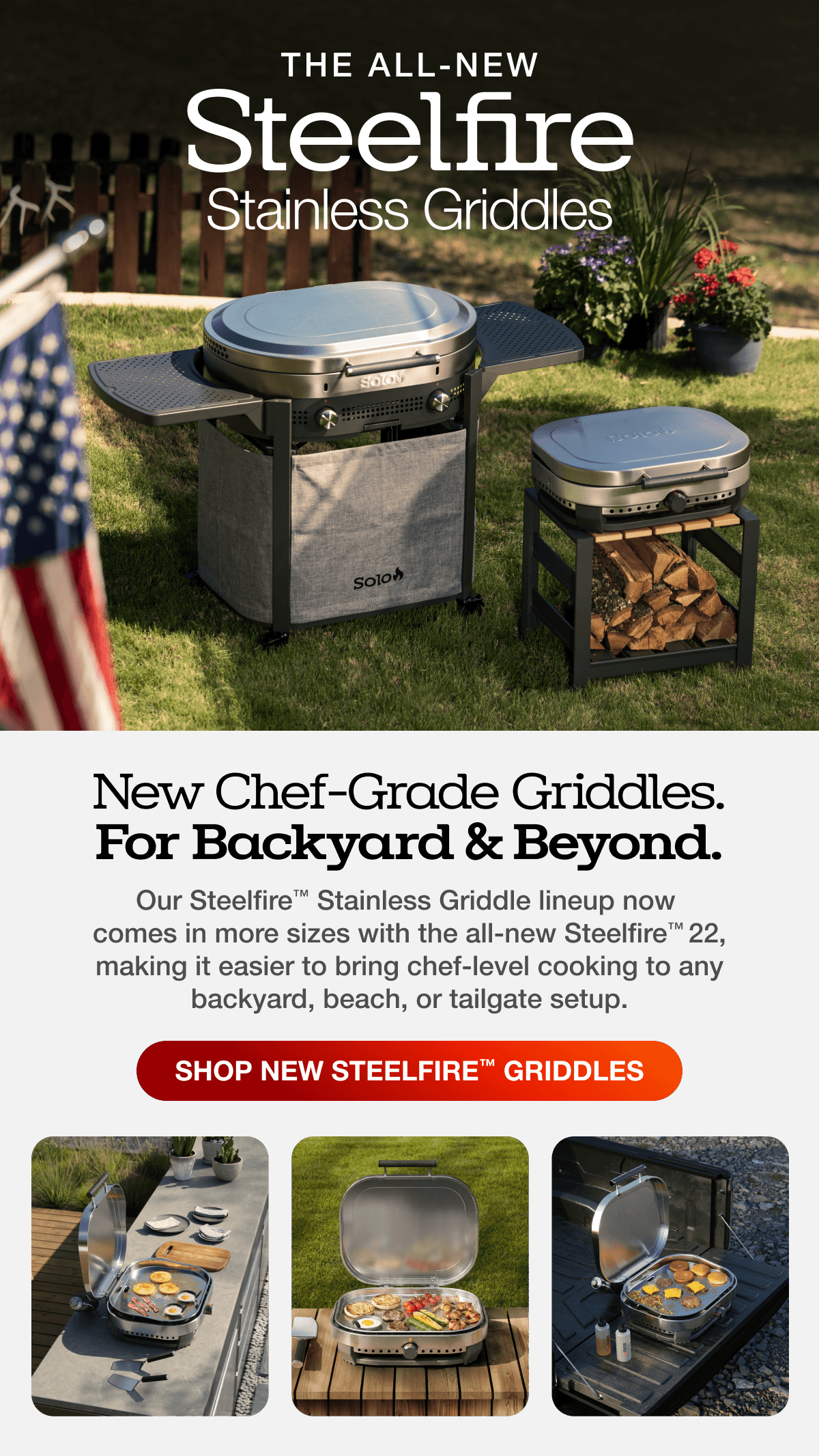 Steelfire Stainless Griddle Series