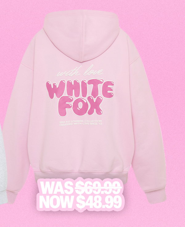 WITH LOVE ALWAYS OVERSIZED HOODIE BABY PINK