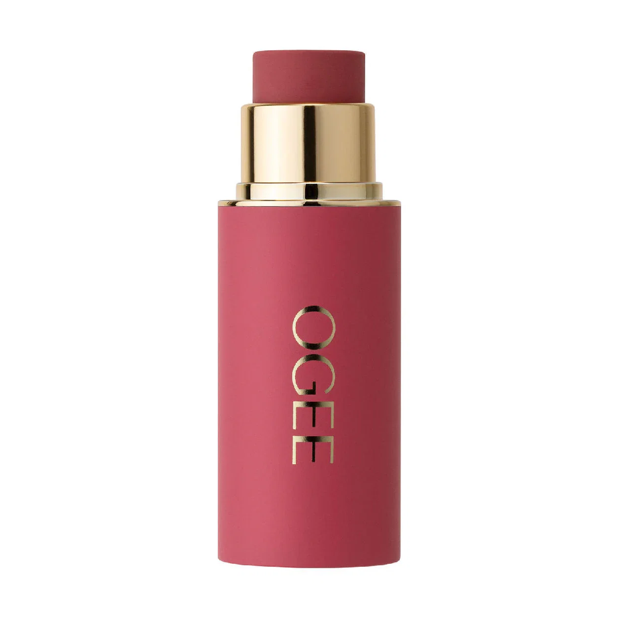 ogee Sculpted Face Stick in rose quartz