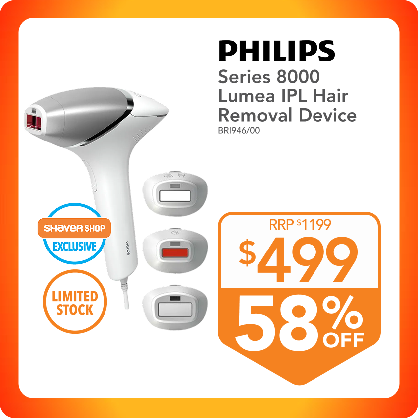 Series 8000 Lumea IPL Hair Removal Device