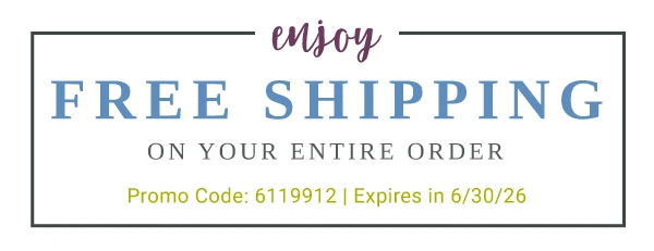 Free Shipping on Your Entire Order