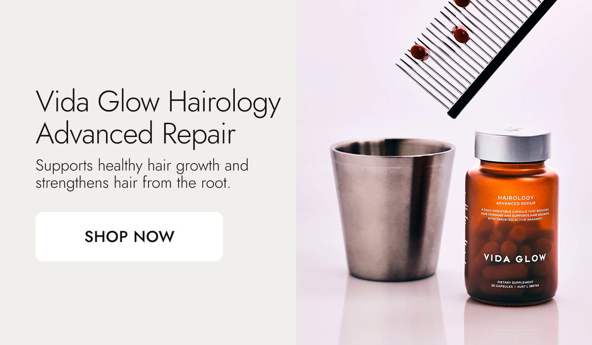 Vida Glow Hairology Advanced Repair. Shop now.