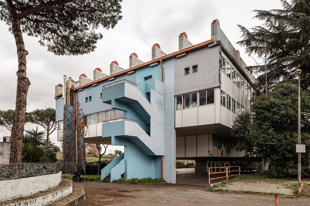 Modern building in Rome