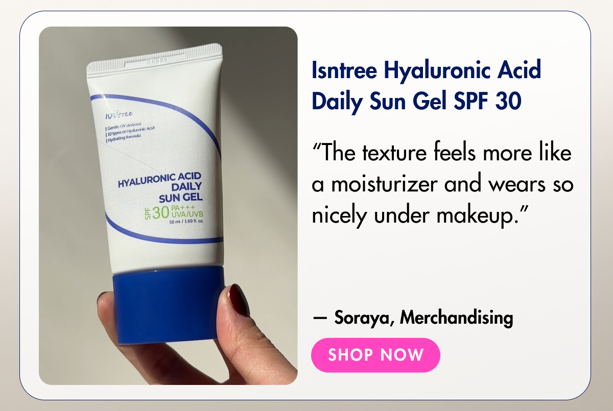 Isntree Hyaluronic Acid Daily Sun Gel SPF 30