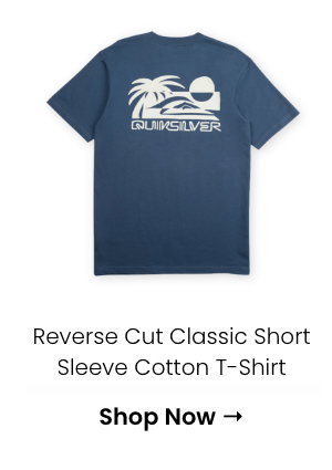 Reverse Cut Classic Short Sleeve Cotton T-Shirt