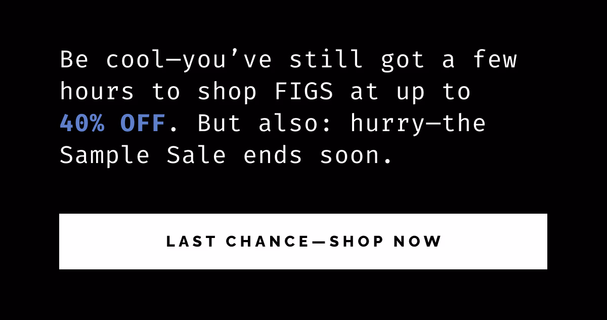 Last Chance - Shop Now