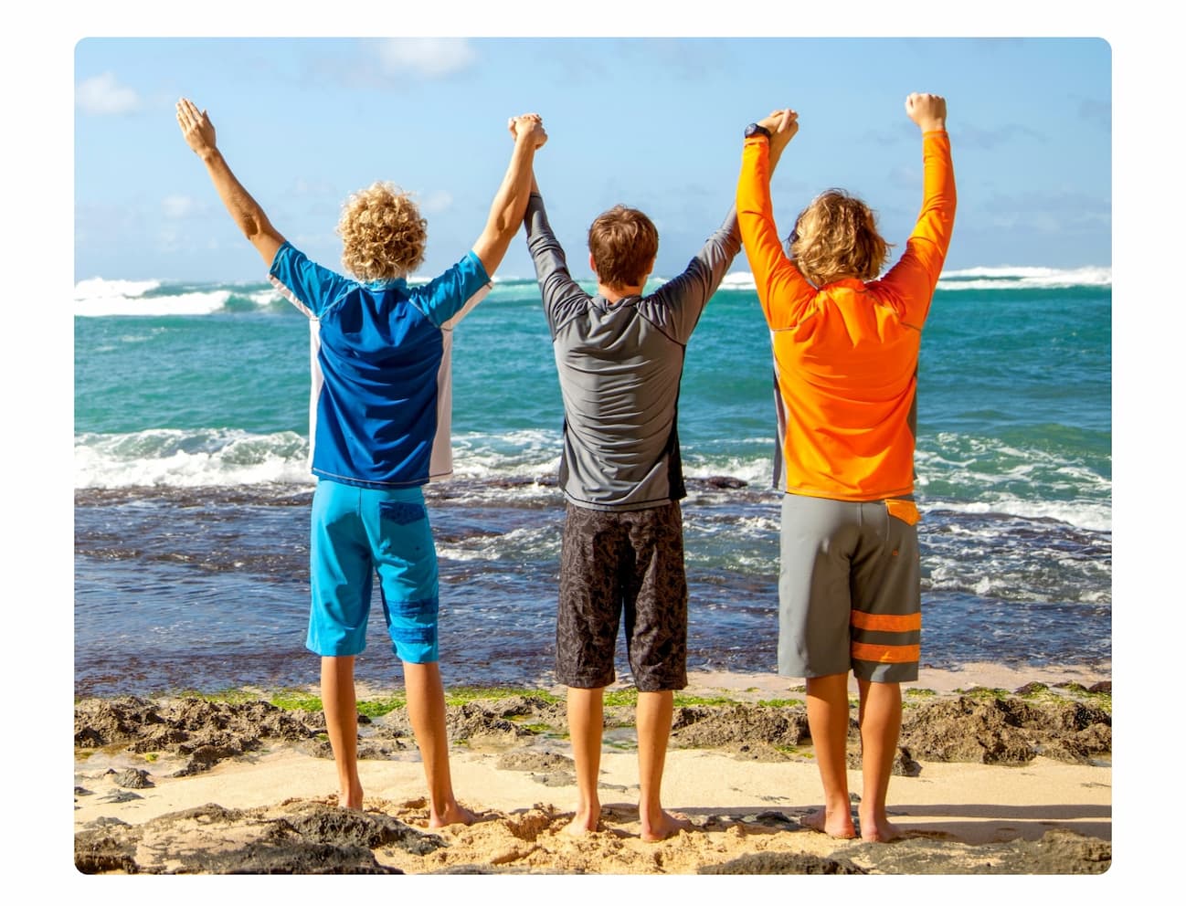 Darren's three sons.