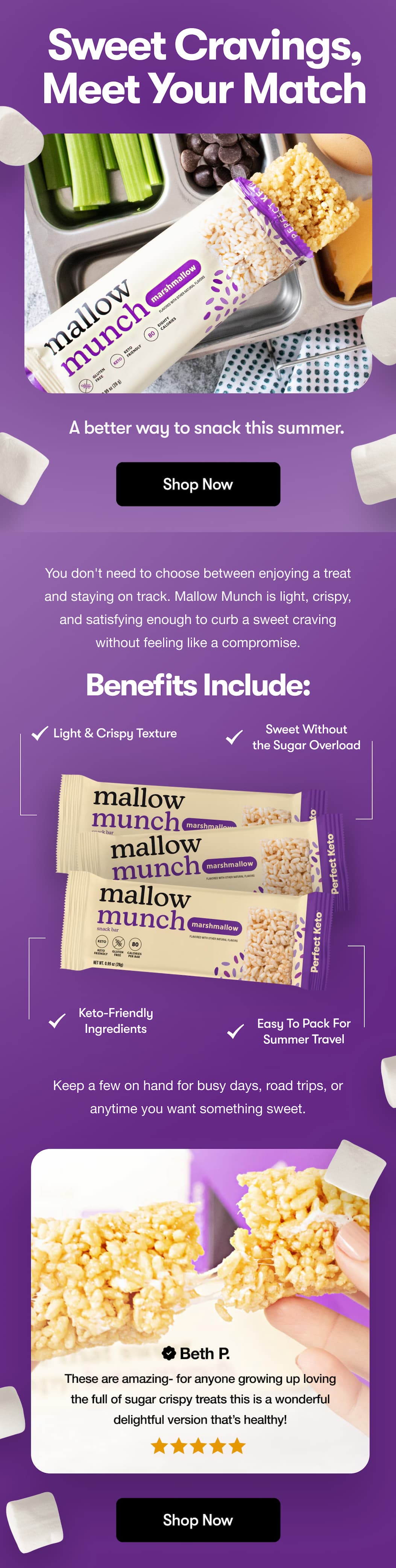 Sweet cravings, meet your match.