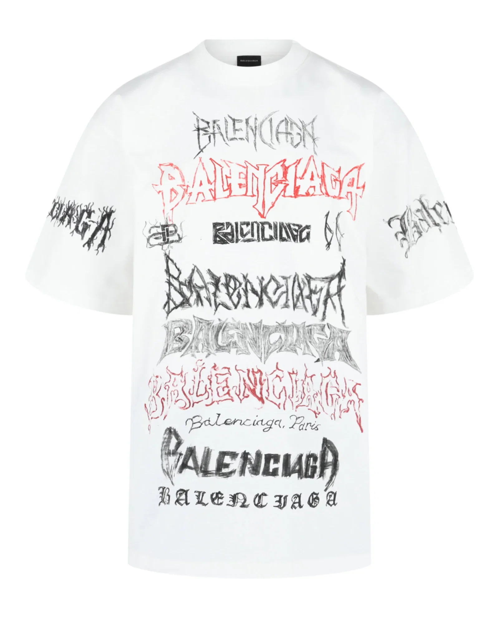 Image of Balenciaga Mens DIY Metal T-Shirt