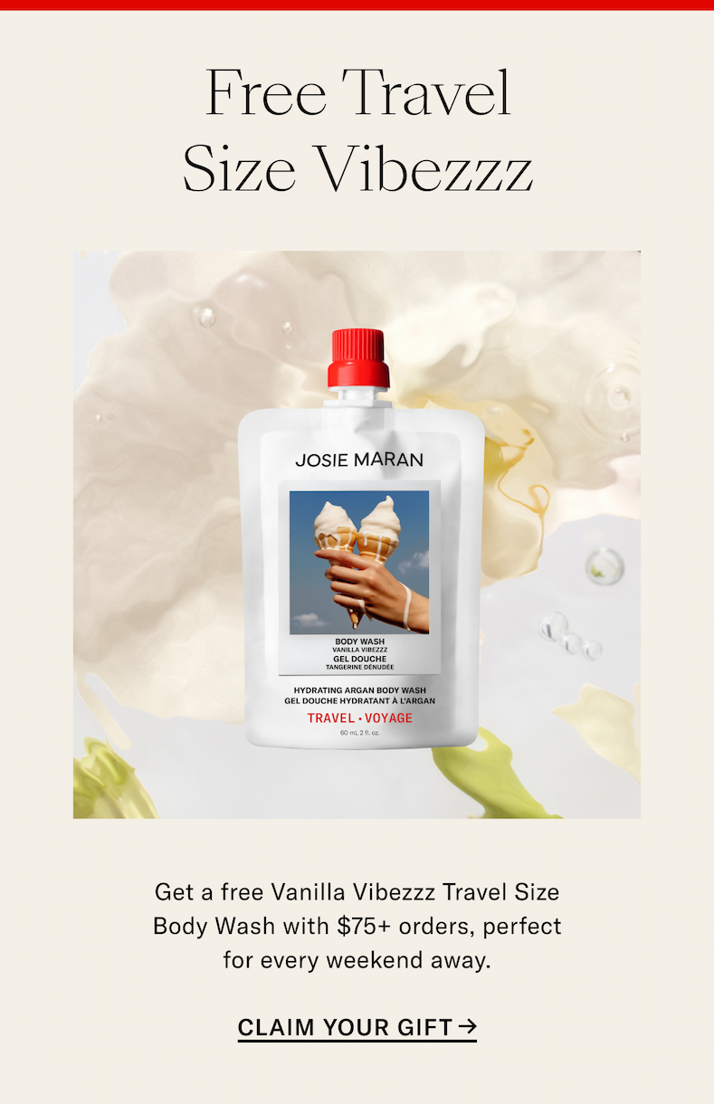 Free Travel Size Vibezzz