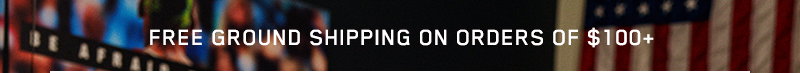 Free Ground Shipping On Orders Of $100+